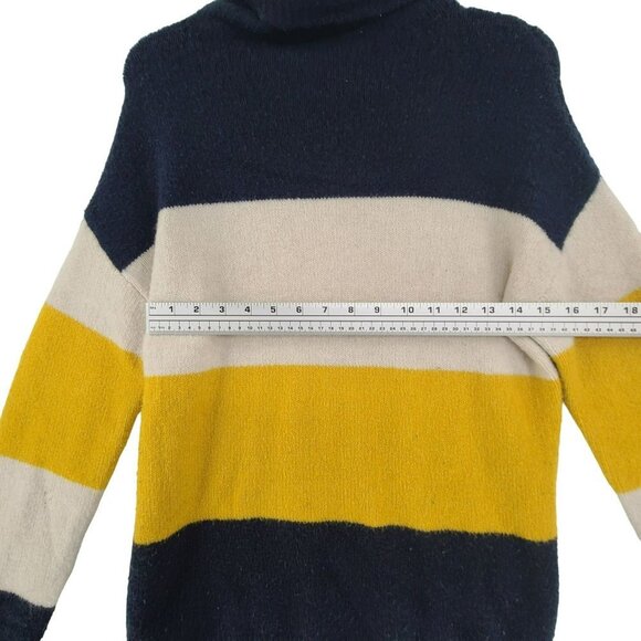 C & C California Women's Knit Wool blend Long Sleeve Turtleneck Sweater Size M - Picture 4 of 9